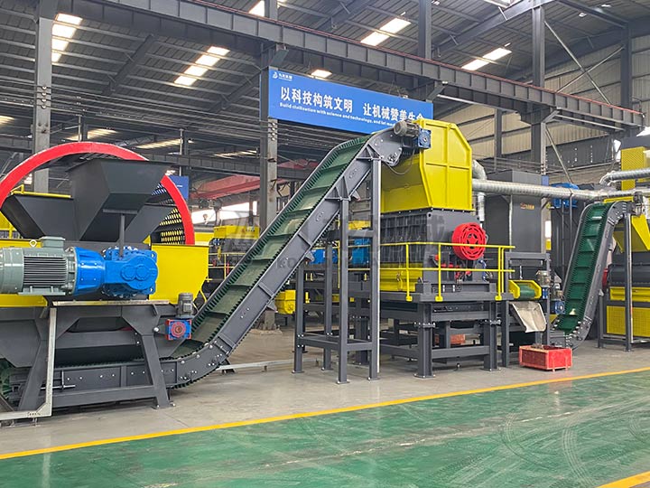 廢舊輪胎處理生產線